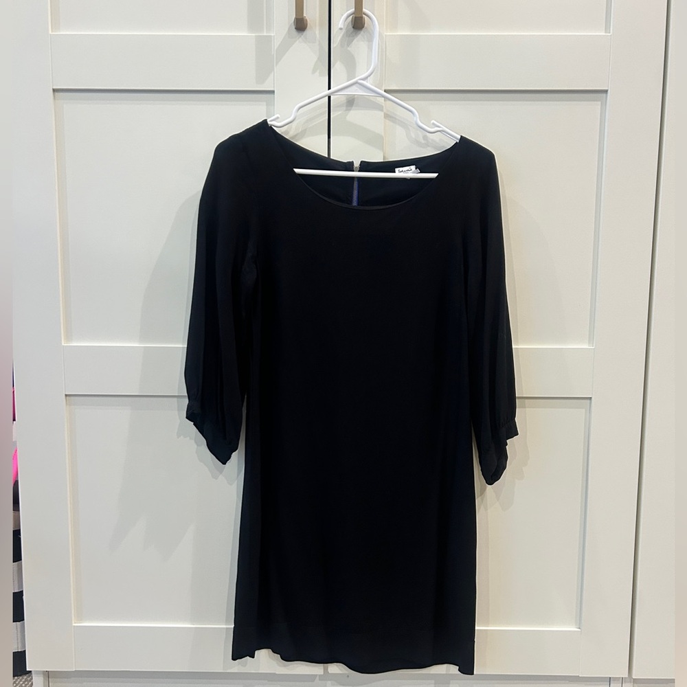 Splendid Black 3/4 Sleeve Tunic Top